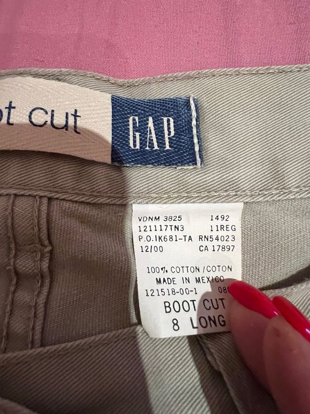 Pantalon largo gap hombre talla 40