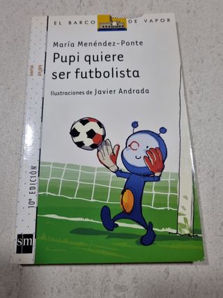 Libro Pupi quiere ser futbolista