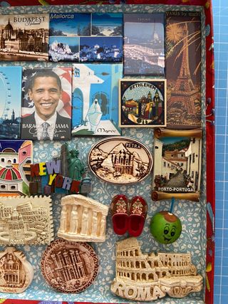 Colección 35 imanes de nevera, diferentes países