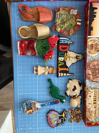 Colección 35 imanes de nevera, diferentes países