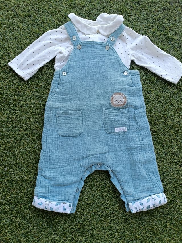 Conjunto Peto bebé 3 meses talla 59
