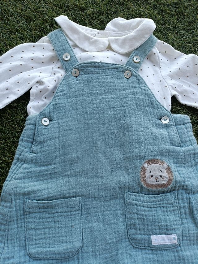 Conjunto Peto bebé 3 meses talla 59