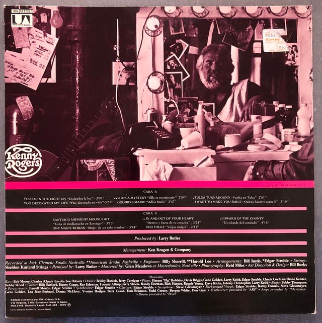 KENNY ROGERS - Kenny, Disco in vinile