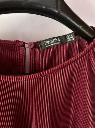 Camiseta burdeos manga larga