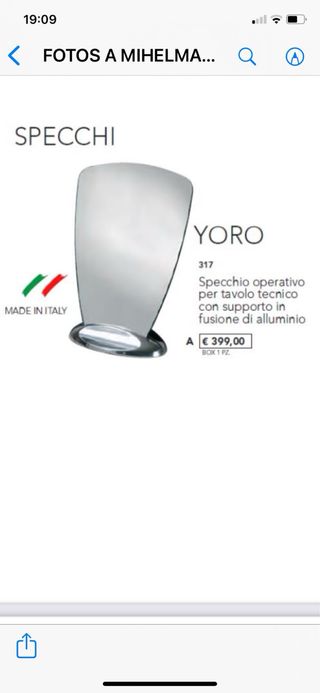 Espejo salon belleza