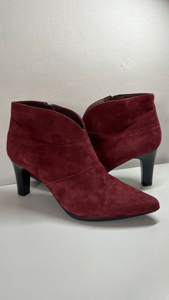 Botas de Antelina burdeos