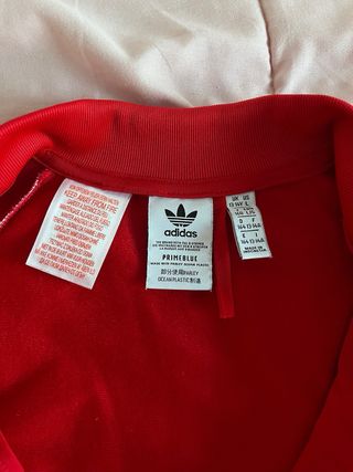 chaqueta chandal original rojo