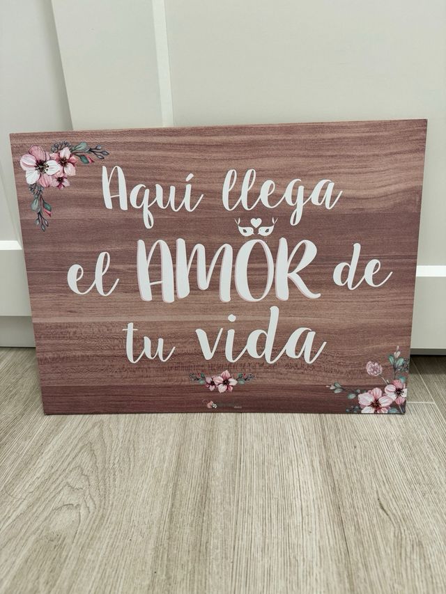 Lote letreros boda