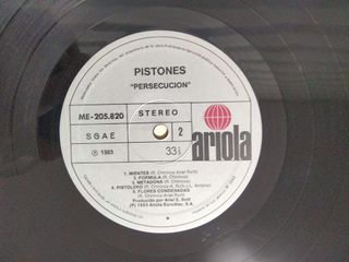 PISTONES (Persecucion) - Vinilo