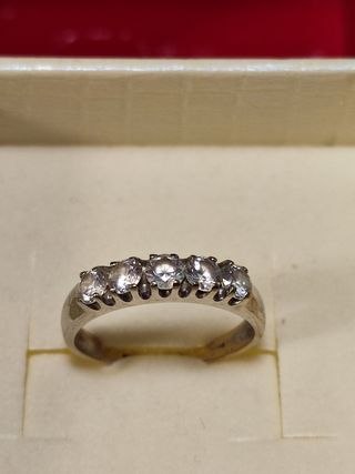 Oro. Anillo,Sortija maciza 18kilates 