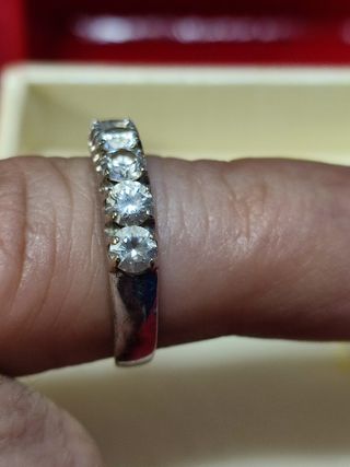 Oro. Anillo,Sortija maciza 18kilates 