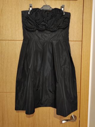 Vestido fiesta corto negro