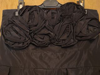 Vestido fiesta corto negro