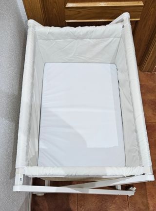 Minicuna madera blanca