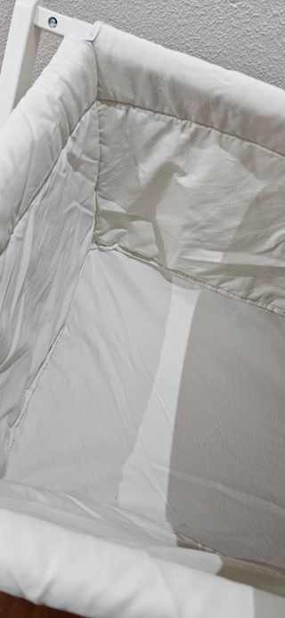 Minicuna madera blanca