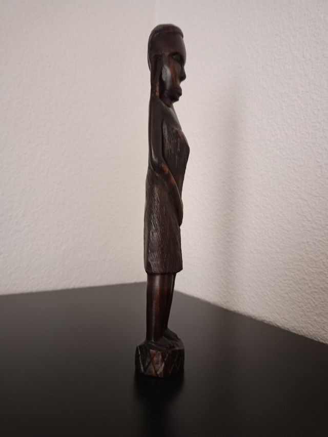 FIGURAS PAREJA ARTESANÍA AFRICANA