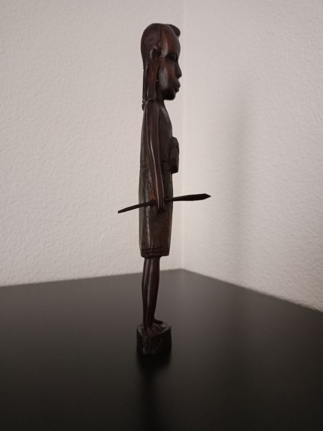 FIGURAS PAREJA ARTESANÍA AFRICANA