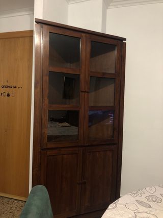 Mueble rústico de madera de teca