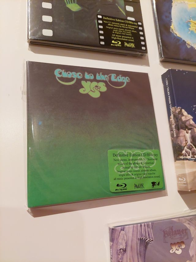YES Colección 5 Deluxe CD+Bluray 1970-1975 Prog UK