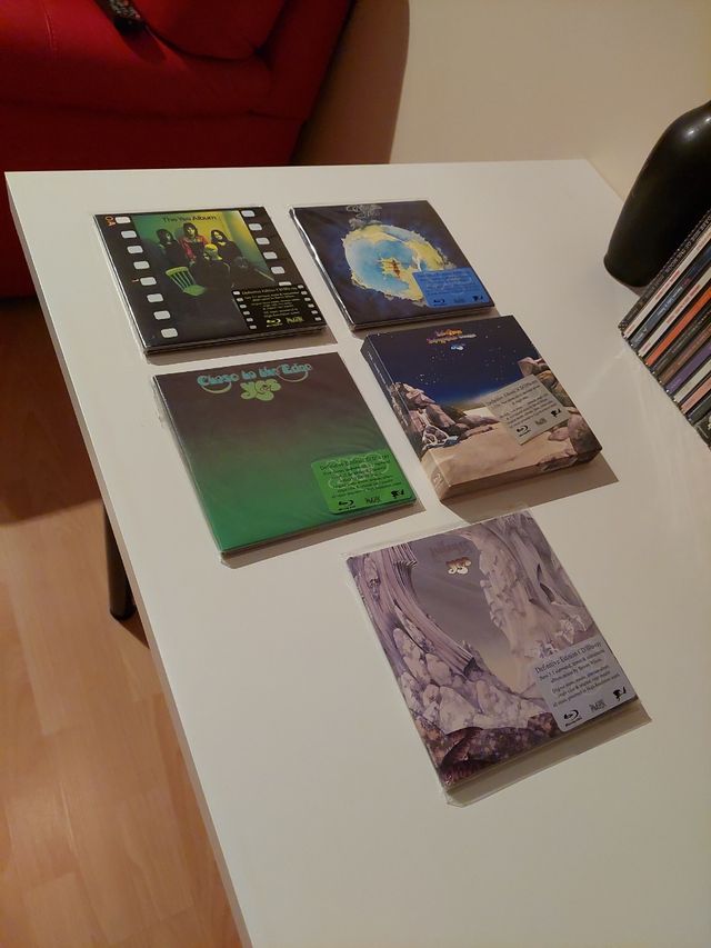YES Colección 5 Deluxe CD+Bluray 1970-1975 Prog UK