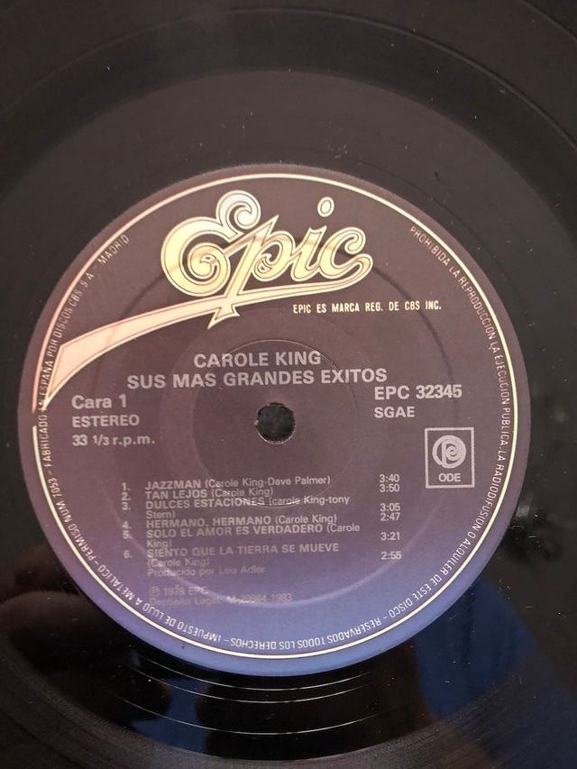 CAROLE KING - I suoi più grandi successi, vinile