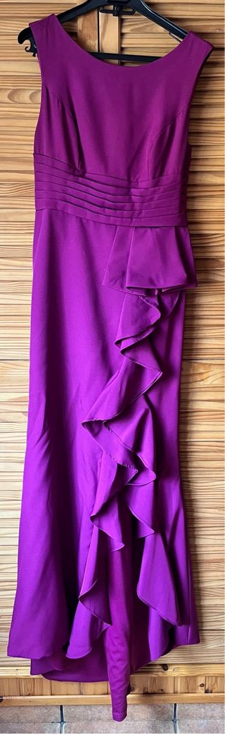 Vestido Buganvilla con cola