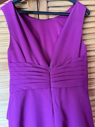 Vestido Buganvilla con cola