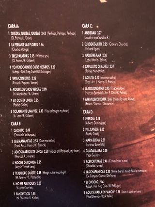 NAT KING COLE - Collection, Disco Doble Vinilo