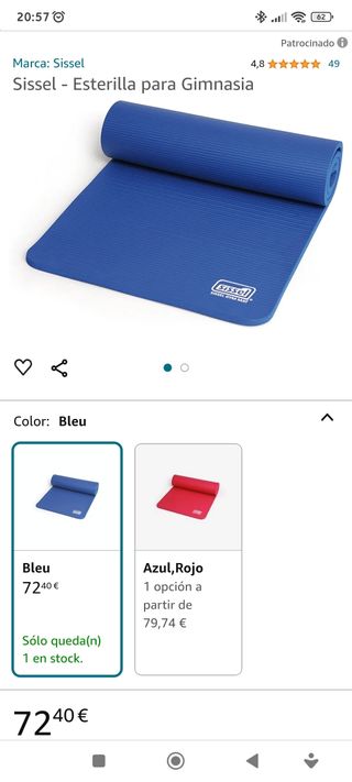 Esterilla colchoneta