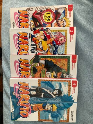 Manga Naruto 1-4