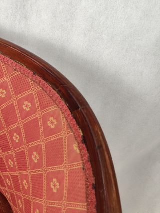 Butaca antigua de caoba