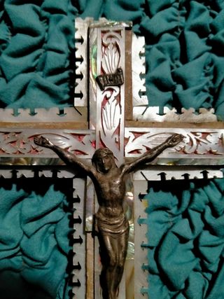 Crocefisso vecchio Gerusalemme in madrep