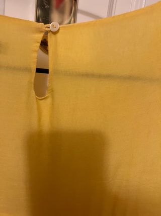 vestizo zara amarillo fiesta talla S