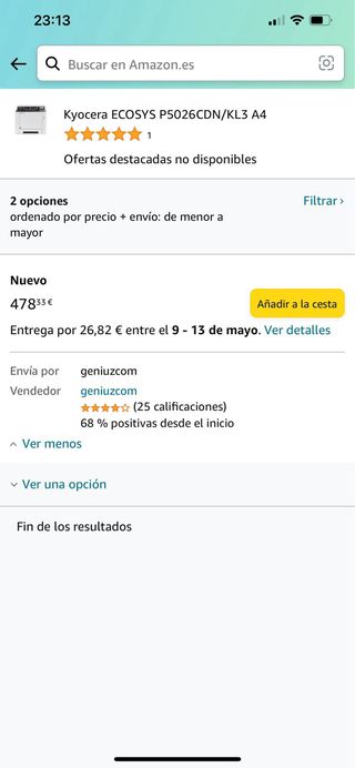 Impresora KYOCERA ECOSYS P5026cdw