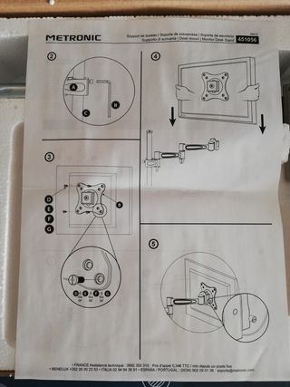 Soporte de TV  tres ejes