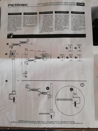 Soporte de TV  tres ejes