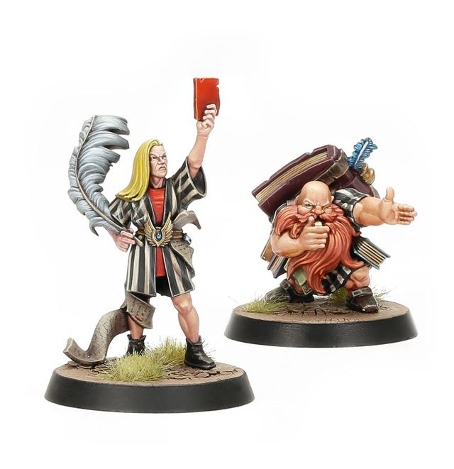 Árbitros Blood Bowl 2020 (elfo, enano)