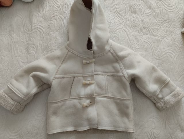 Trenca abrigo beige t12-18meses