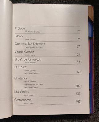 Libro sobre País Vasco