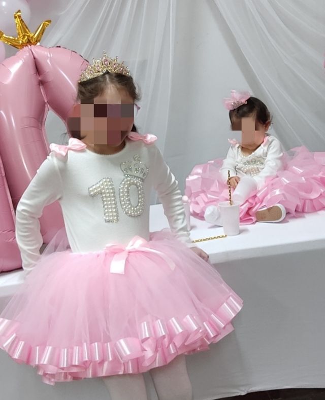 Traje para cumpleaños de niña