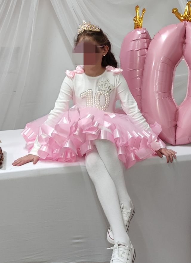 Traje para cumpleaños de niña