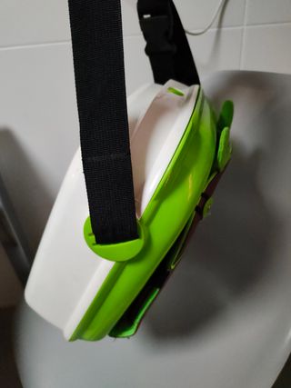 Trona viaje rígida almacenaje