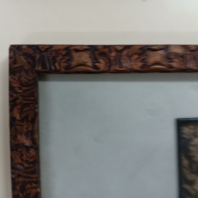 Heliograbado enmarcado Virgen de la Fuensanta