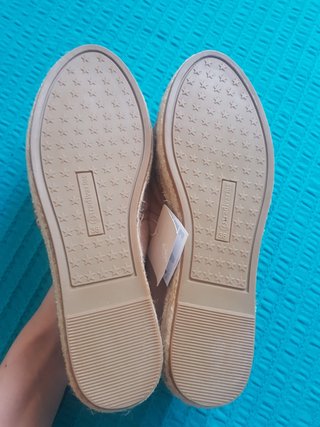 ZAPATOS PLANOS ESPARTO Y TELA NUEVOS