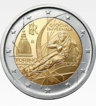 MONEDA ITALIA 2006 2€ EURO CONMEMORATIVA