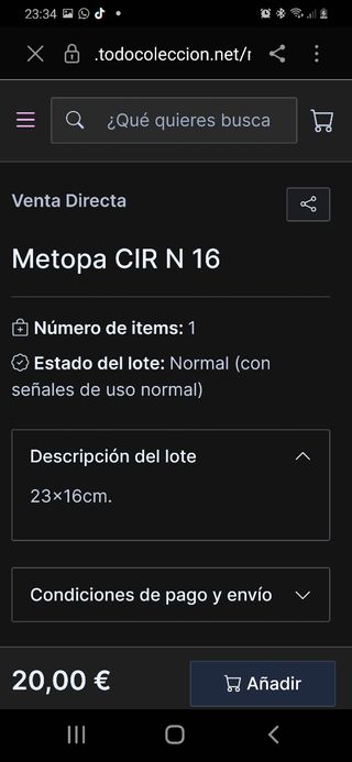 metopa cir nr 16