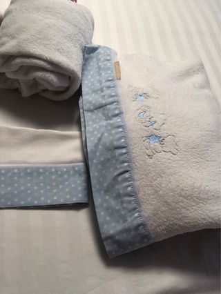 Juego de cuna BURRITO BLANCO bebe