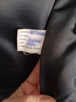 Abrigo de piel de Astracán 