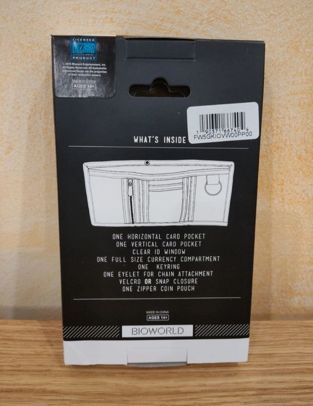 Billetera Trifold Overwatch Logo