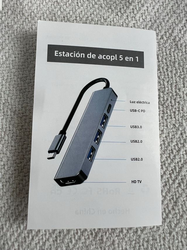 Lote 140 HUB Usb C 5 en 1 